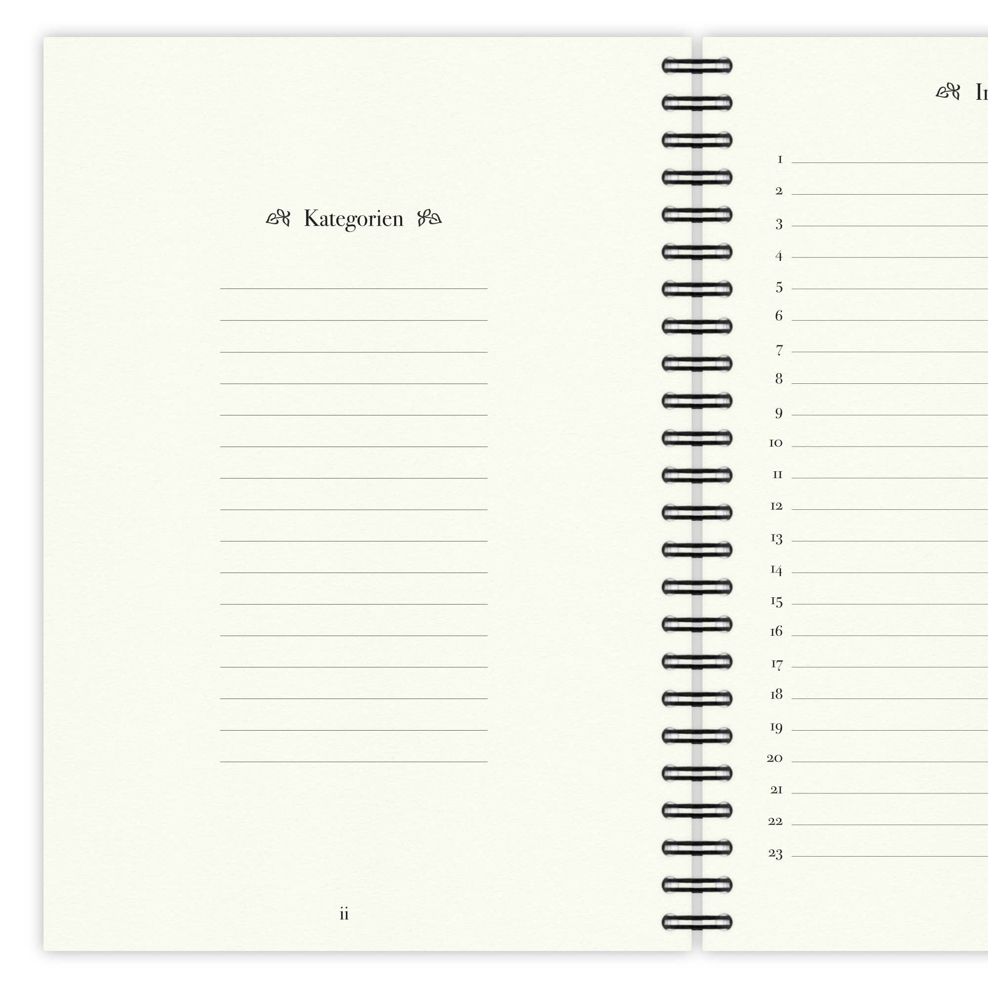 etmamu - Wholesale Recipe Card - Nature Pattern Recipe Book No. 22