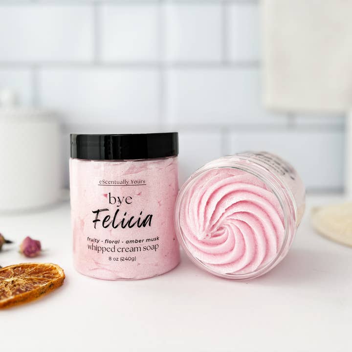 Bergamot & Rosebud Foaming Sugar Scrub for wholesale by eScentually Yours