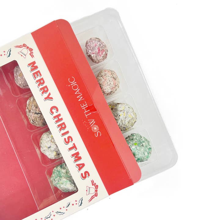 Sow the Magic - Wholesale Advent Calendar - 12 Days of Planting Christmas Seed Ball Set Advent Calendar