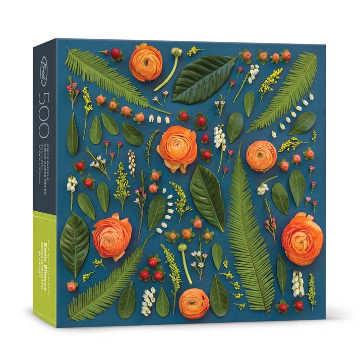 Fred & Friends - Wholesale Puzzle - Adult - Puzzle 500 PC - Emily Blincoe - Deconstructed Bouquet0
