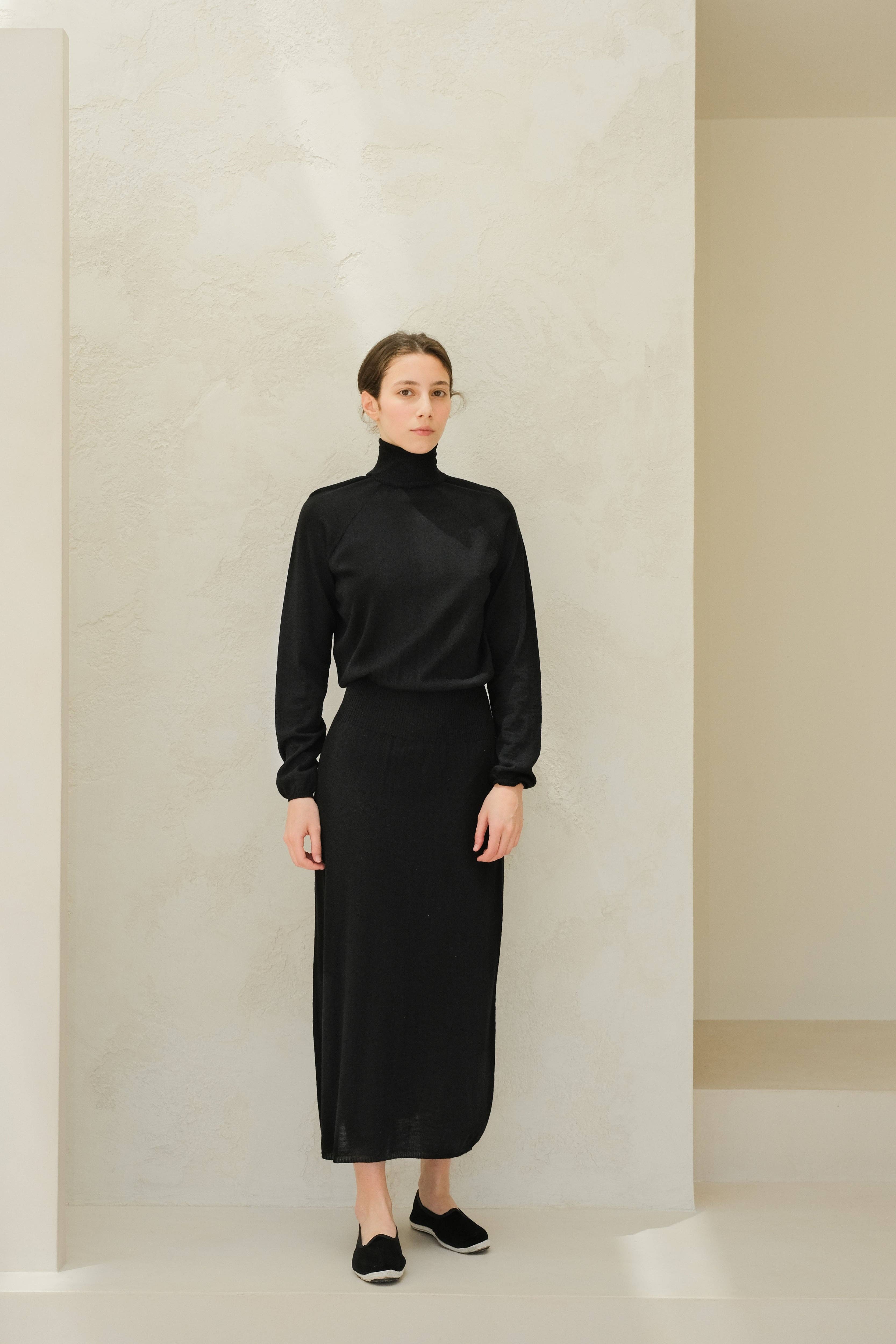 Lèmme - Wholesale Dress - Women's - Extra Fine Merino Wool Dress (3D-Knit)10