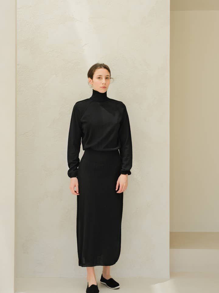 Lèmme - Vendita all'ingrosso Vestito - Donna - Abito in lana merino extrafine (maglia 3D)10