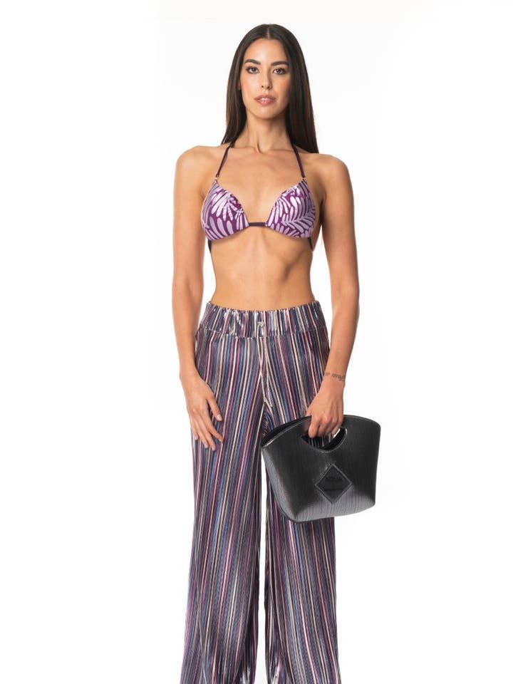 Wide Multicolor Pants for wholesale by ACQUADICOCCO