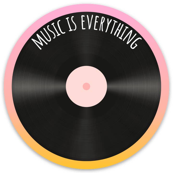 R is for Robo - Wholesale Sticker - Vinyl Record Sticker Indie Music Lover Retro Stickers