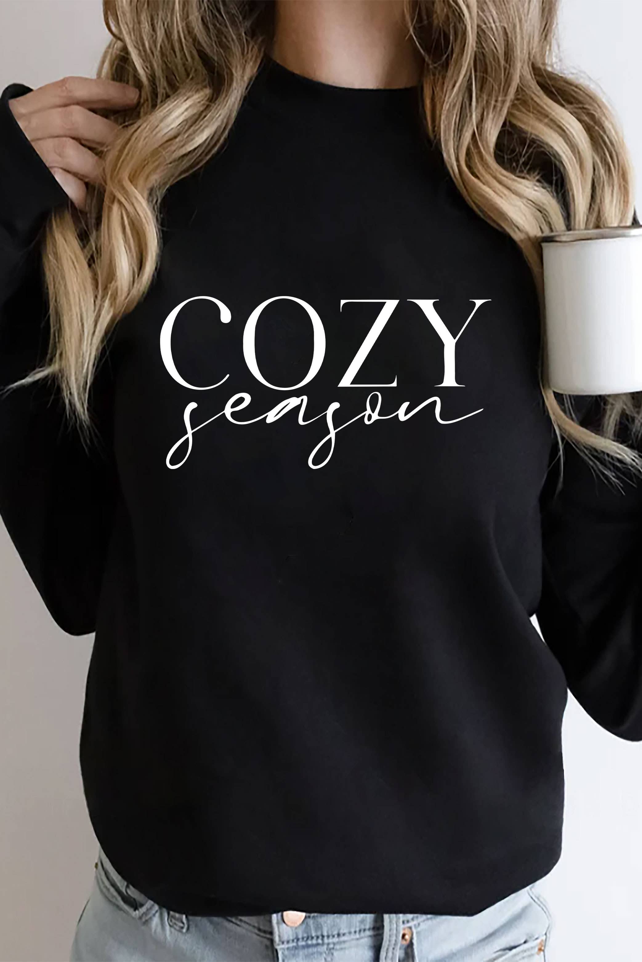 Top Avenue - Wholesale Graphic Sweatshirt - Women's - Cozy Season, Christmas,  Unisex Crew-Neck FLEECE Sweatshirt1