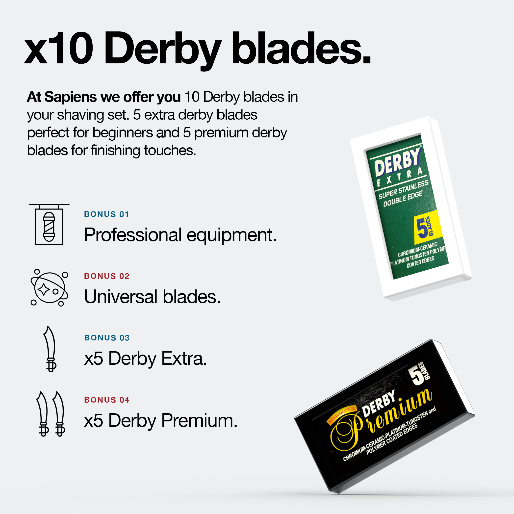 Sapiens. - Wholesale Razor - Men's - Straight razor - Black Edition3