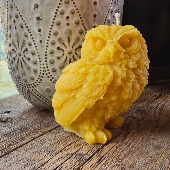 The Wise Owl | Beeswax Candle for wholesale by Farm and Hive