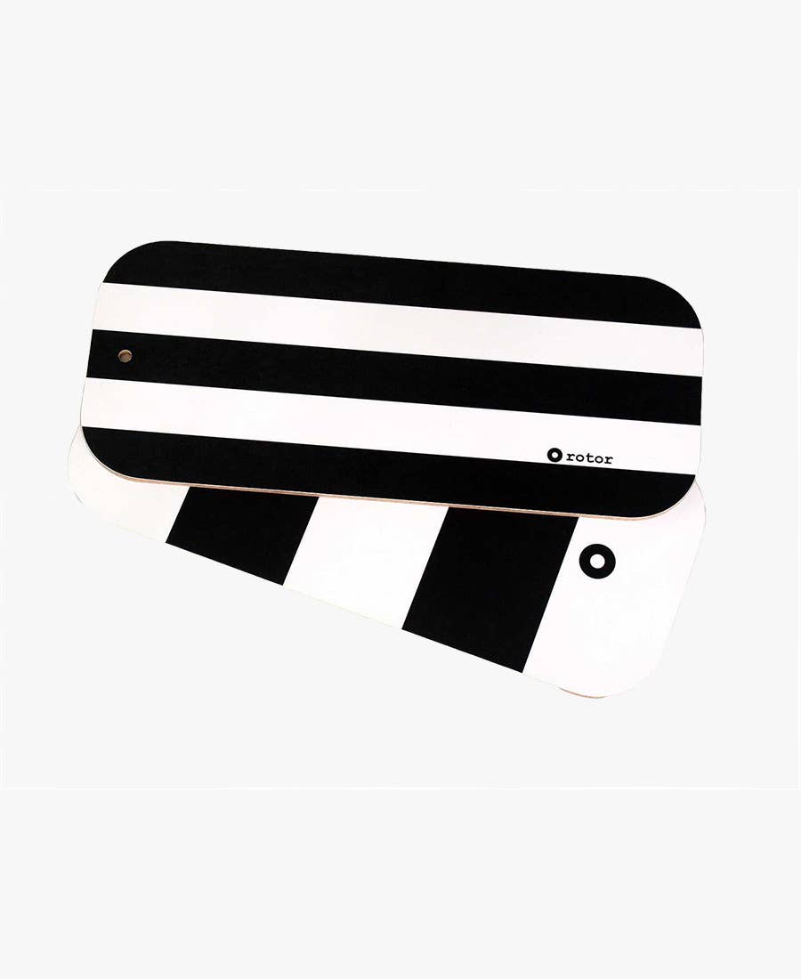 Rotordesign AB - Wholesale Cutting Board - Reversible cutting board “Stripes” black/white1