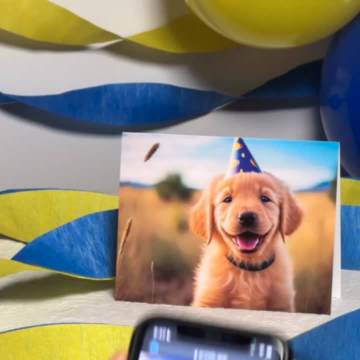 Magic Greetings - Wholesale Birthday Card - Happy Dog | Magic Birthday Card