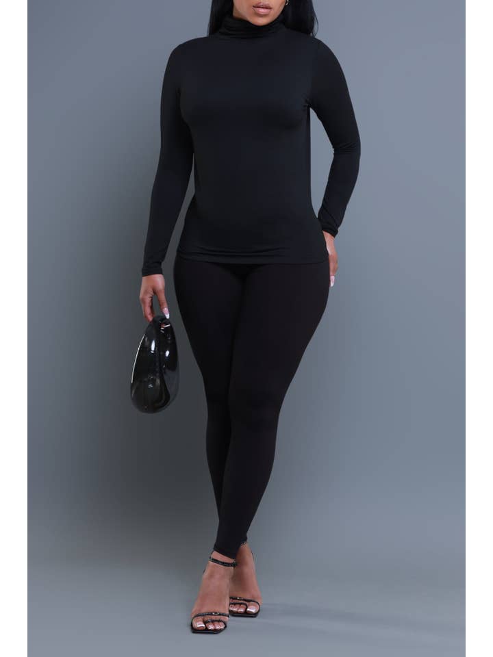 5besties inc - Wholesale Top & Pant Set (NOT Loungewear) - Women's - TURTLE NECK TUNIC AND LEGGINGS SET