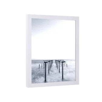 Modern Memory Design Picture Frames – Engroshandel Billedramme – Moderne 10x10 hvid billedramme med glas - træfotoramme0