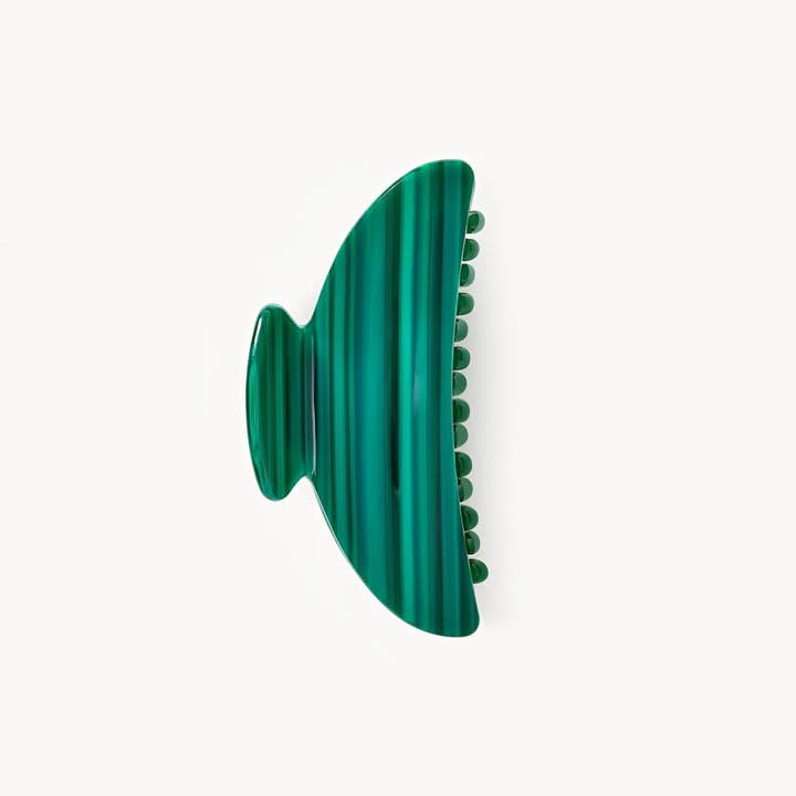MACHETE - Wholesale Hair Clip - Women's - Midi Heirloom Claw in Malachite