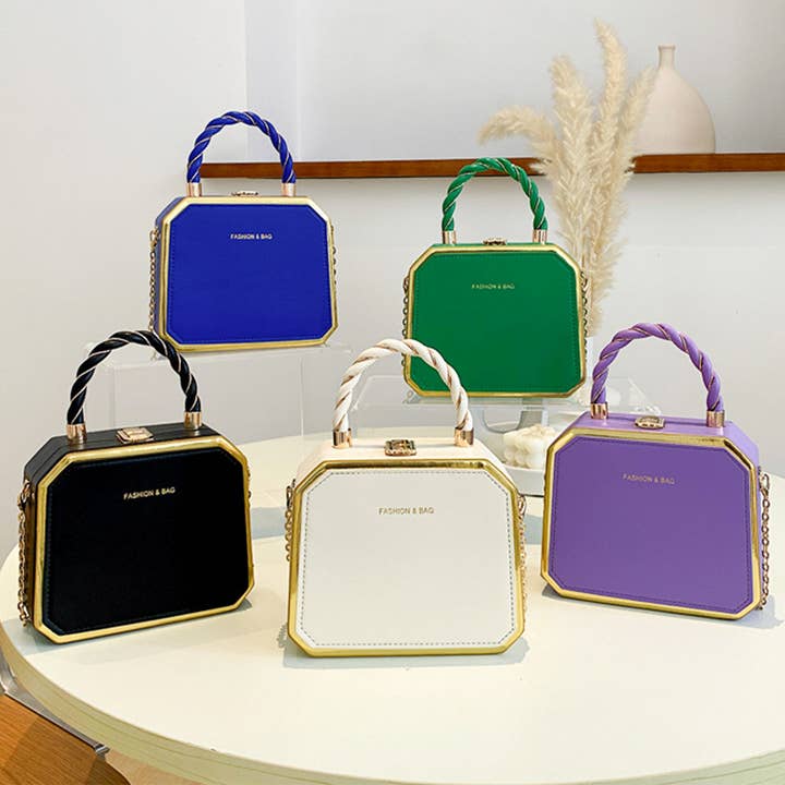 ACCITY - Wholesale Top Handle Bag - Women's - FASHIONABLE CHAIN DINNER BAG_CWAB1573