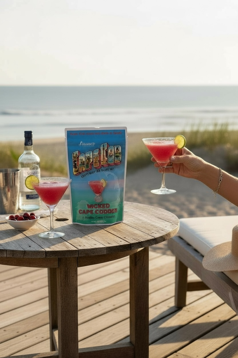 d'marie inc. – Engroshandel Cocktailmix/sirup – Cape Cod: Wicked Cape Codder - Klar-til-at-fryse cocktail0