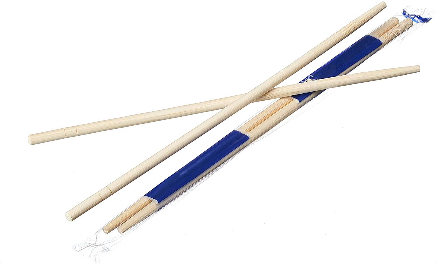 EcoQuality - Wholesale Chopsticks - 9inch Premium Plastic Wrapped Disposable Bamboo Chopsticks0