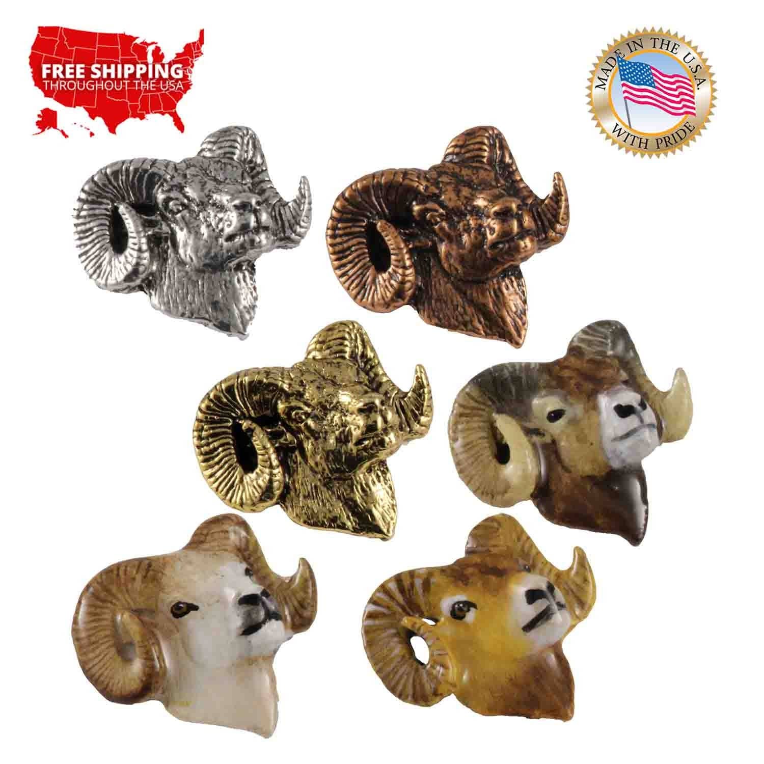 Creative Pewter Designs - Wholesale Lapel Pin/Button - Bighorn Sheep Pewter Lapel Pin or Magnet M0260