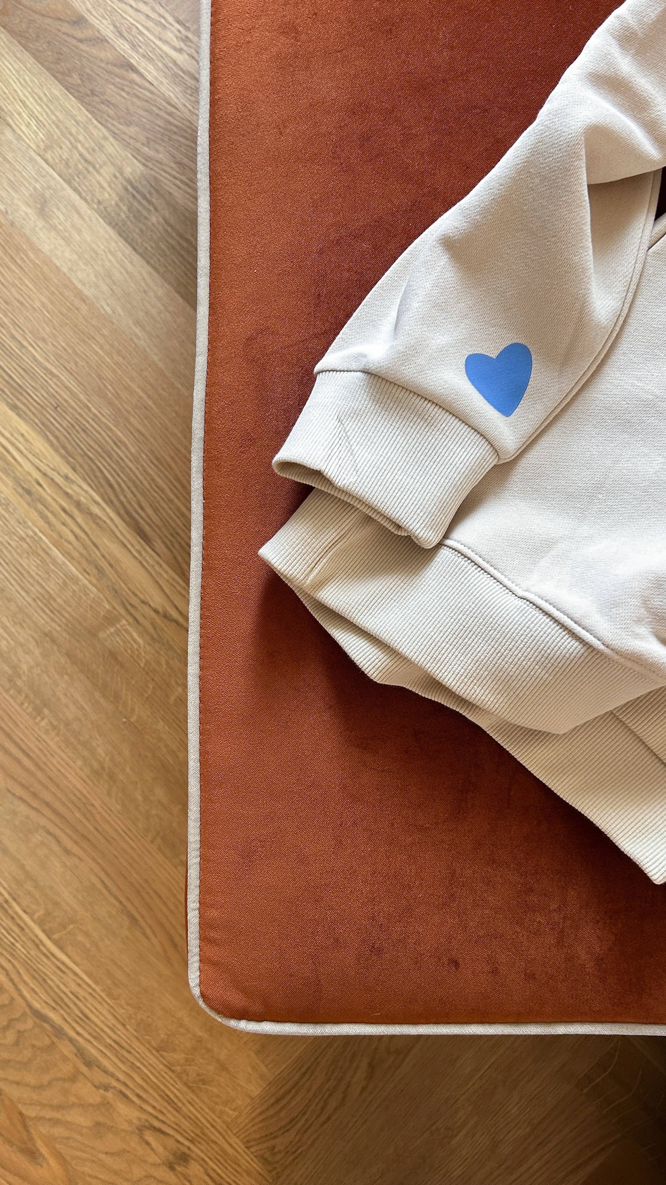 Liliput – wholesale Sweatshirt med tryck - Dam – Adult sweatshirt Motherhood blå4