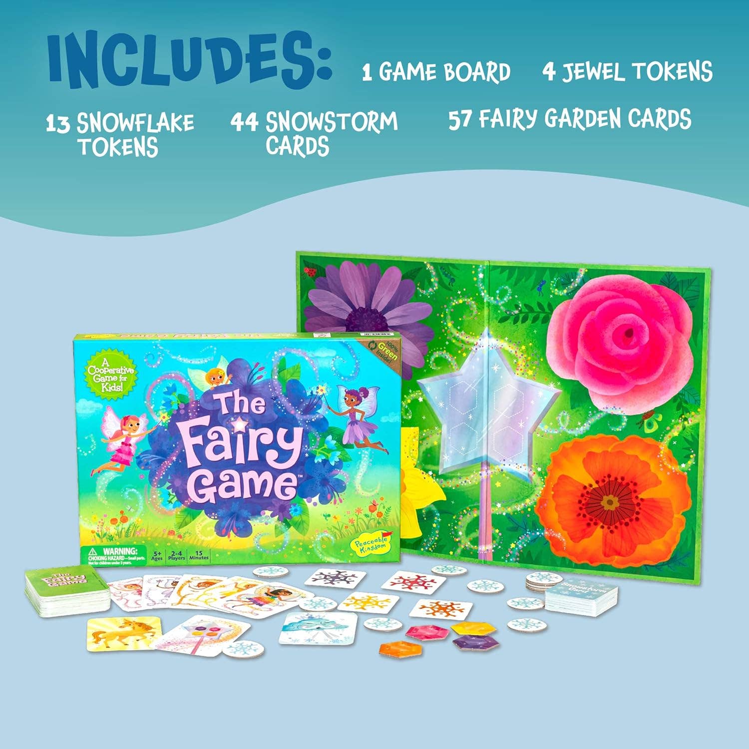 Just Imagine Toys - Wholesale Board Game - Cooperative Game - Peaceable Kingdom The Fairy Game7