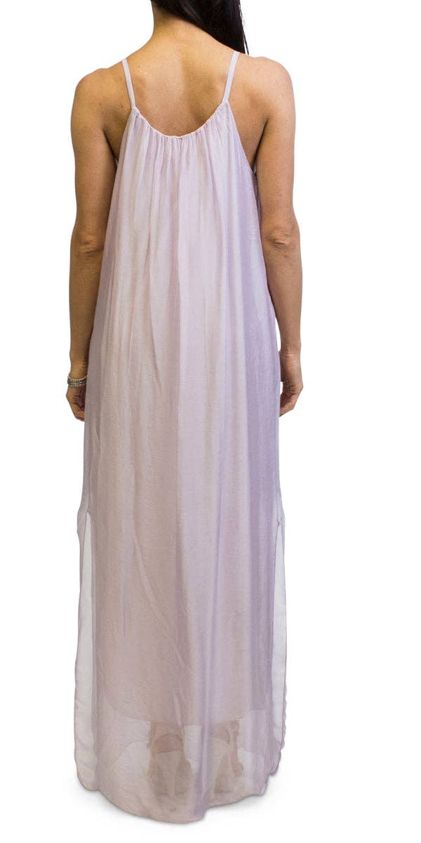 Gigi Moda - Wholesale Dress - Women's - Silk Spaghetti Maxi Dress3