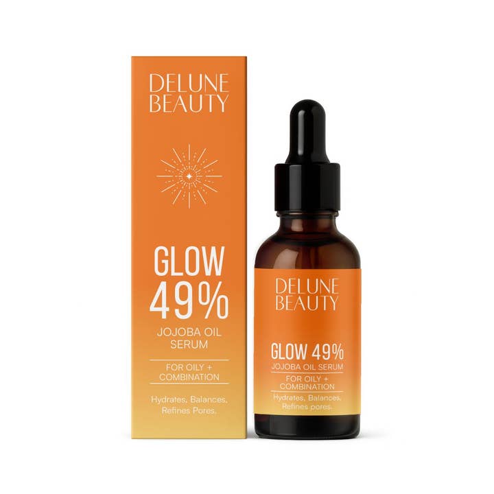 Glow 49% Jojoba Oil Serum for wholesale by Delune