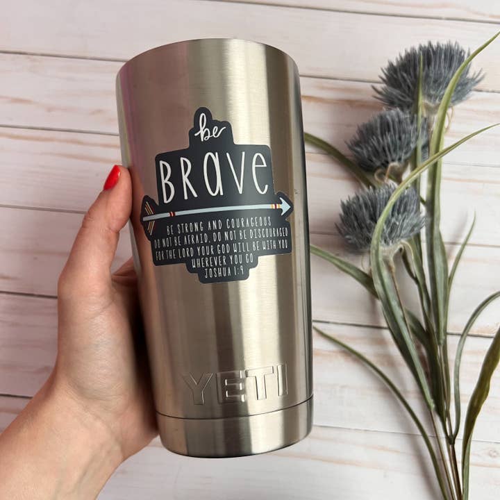 swaygirls - Wholesale Sticker - Joshua 1:9 Be Brave Sticker2