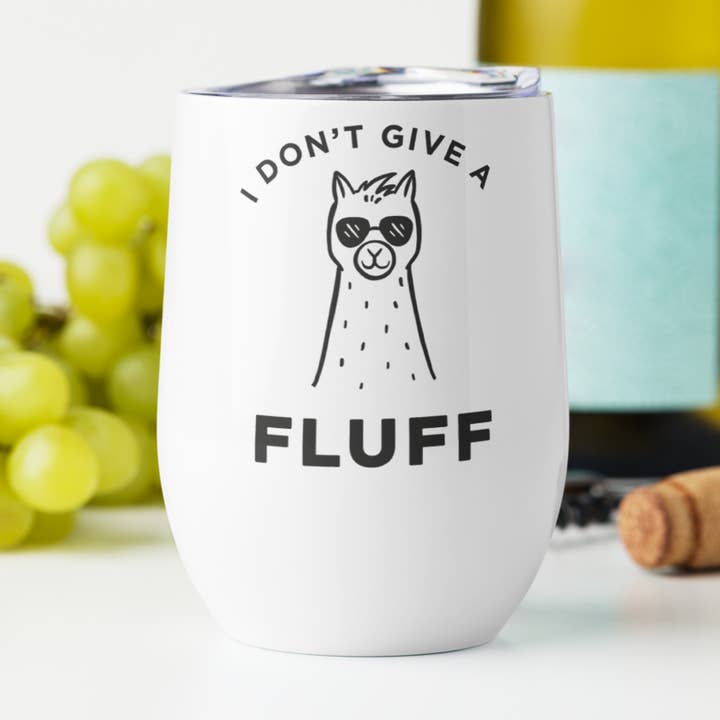 Alpaca Themed Wine Tumbler for wholesale by Carolina Pride Pastures