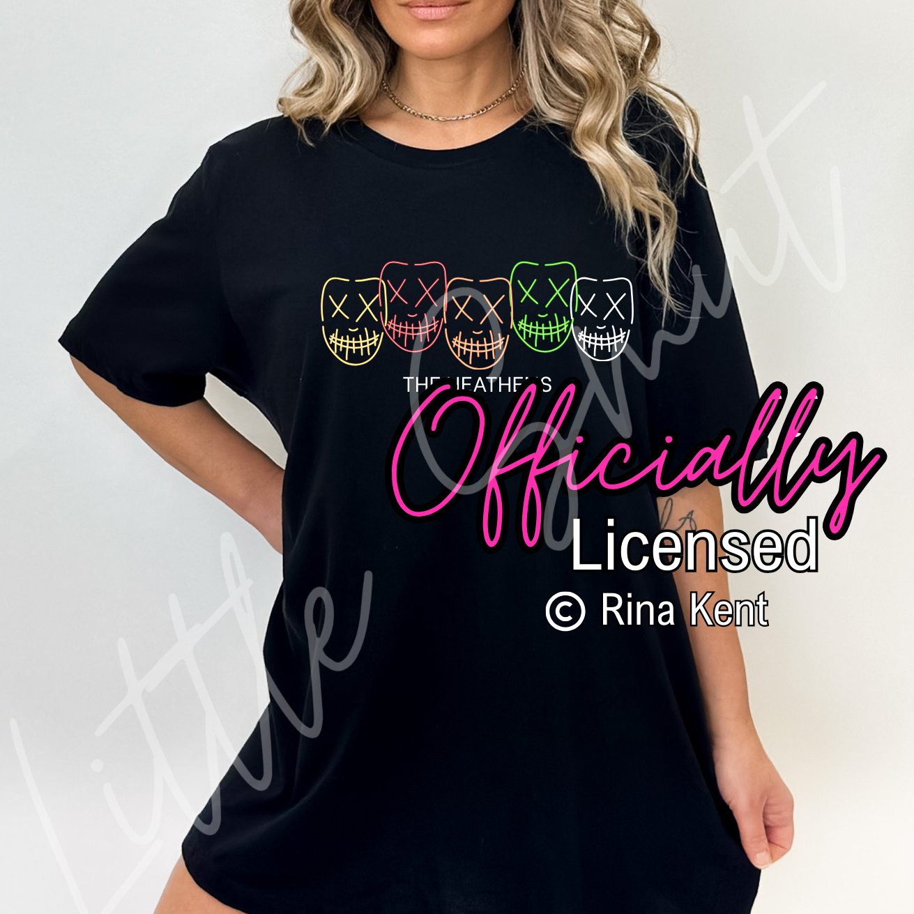 Little Smut Closet - Wholesale Screen Printed T-Shirt - Women's - Officially Licensed Rina Kent Heathens Shirt4