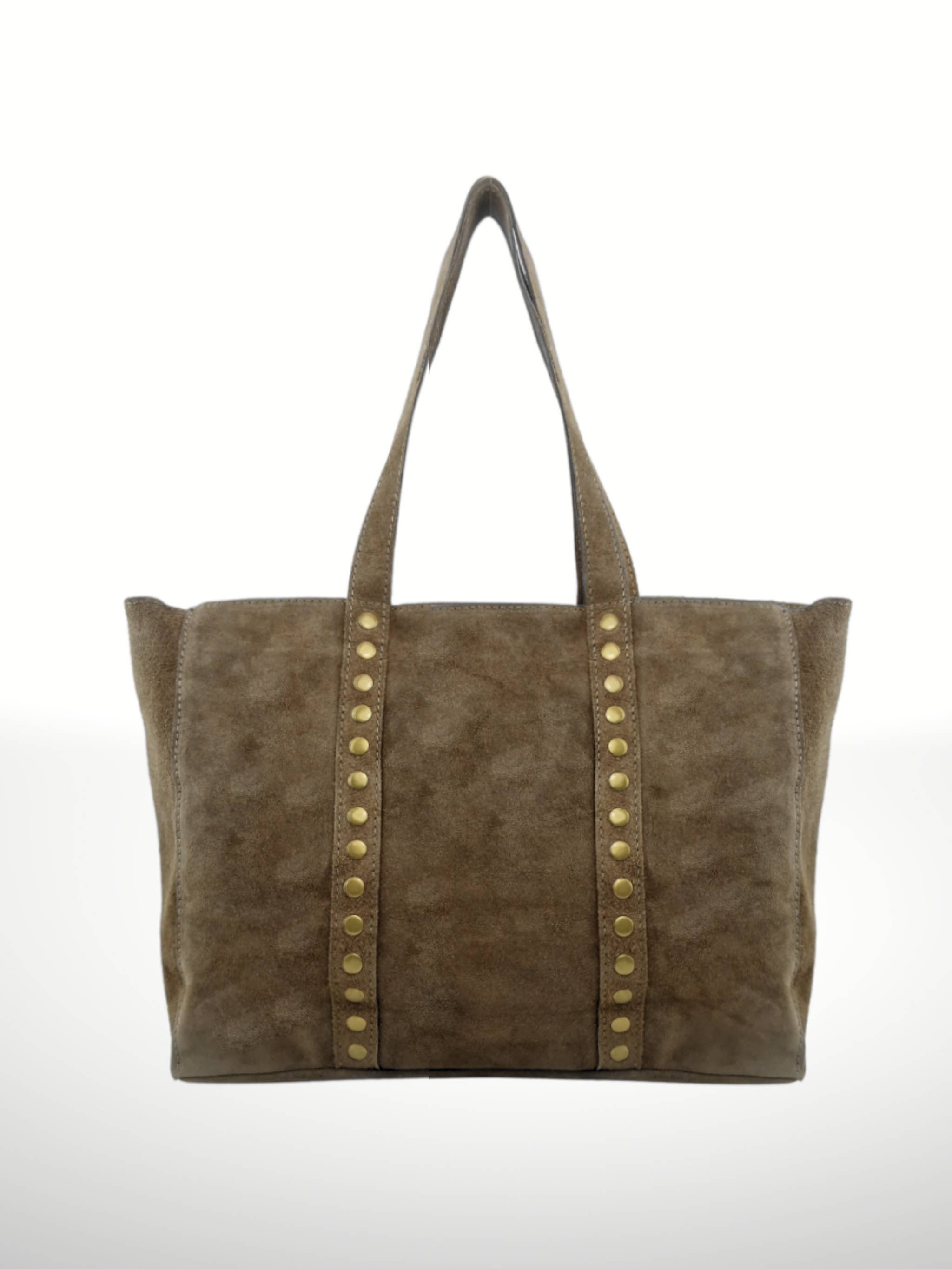 ITALIAN'S LEATHER - Wholesale Tote Bag - Women's - Celina Suede Leather Tote Bag 22071220