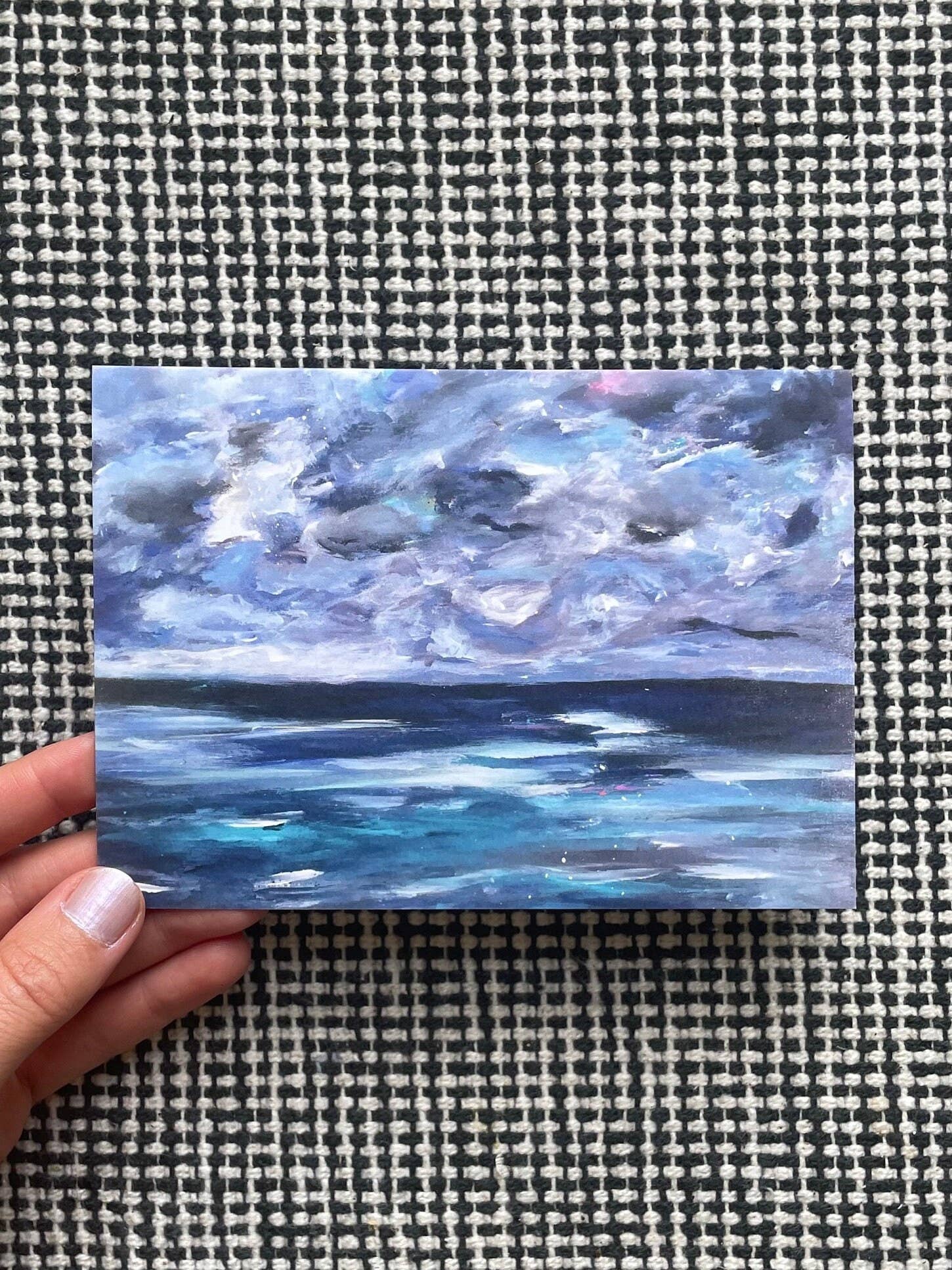 Beth Garner - Wholesale Everyday Greeting Card - Blue Seaside Card1