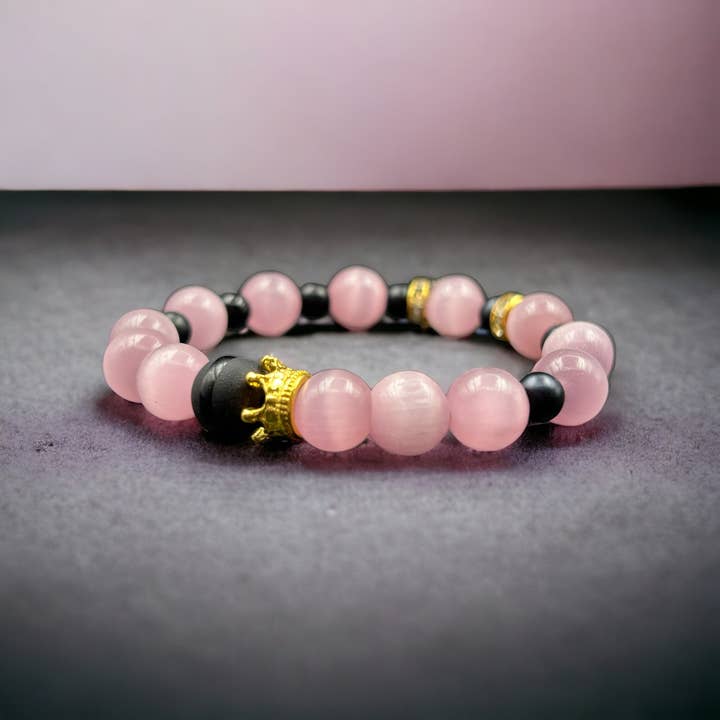 Royal Pink Cats Eye for wholesale by Supr Nova Wrists