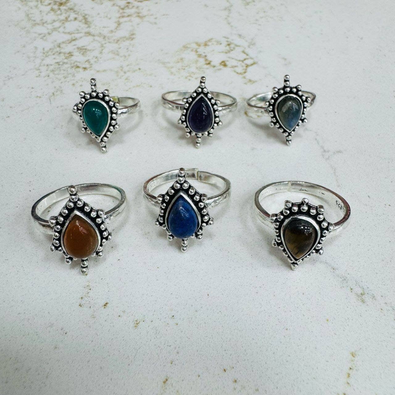 Hecho a mano - Wholesale Cocktail/Statement Ring - Rings with shapes3