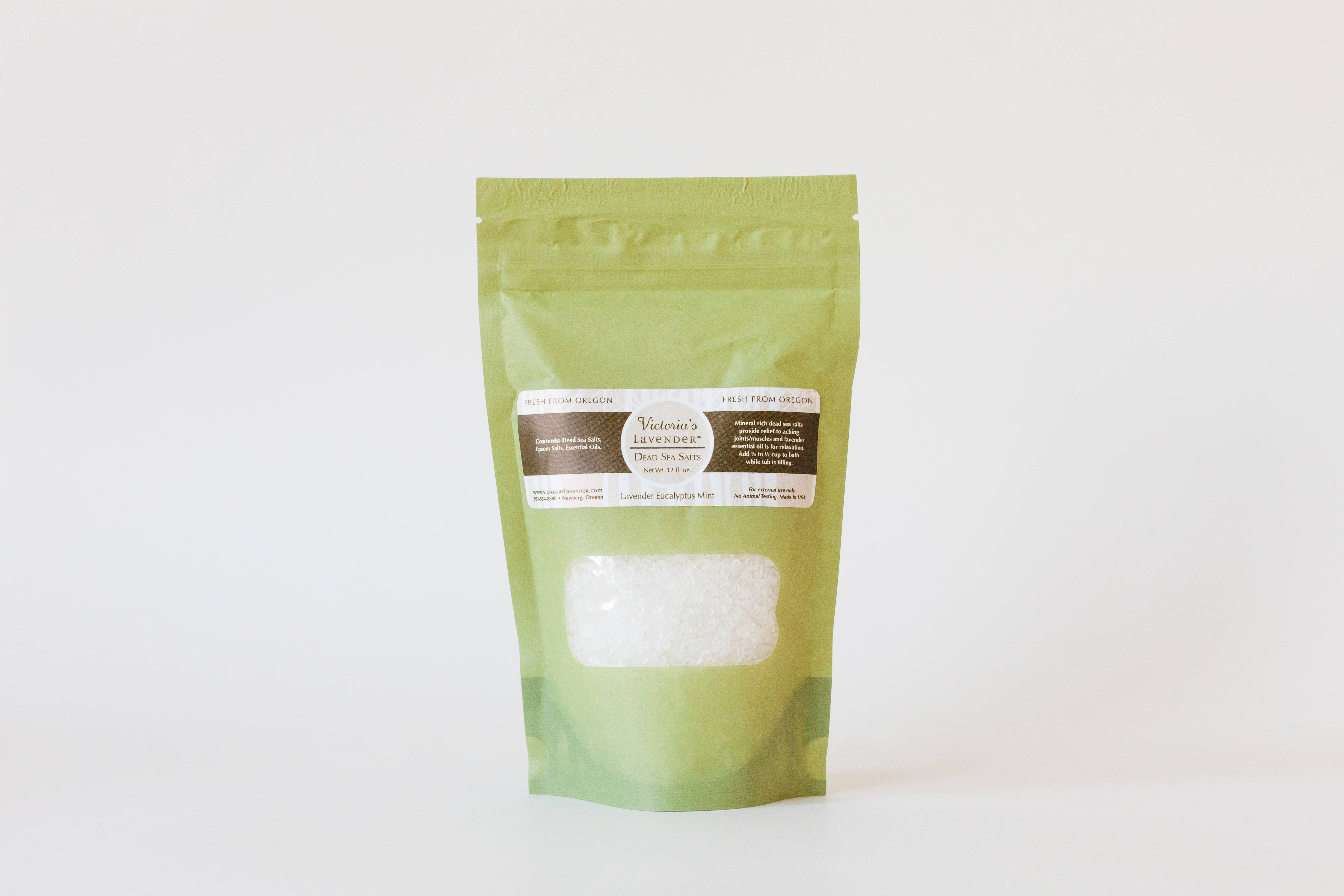 Victoria's Lavender, LLC - Wholesale Bath Salts - Dead Sea Bath Salt - Lavender Eucalyptus Mint