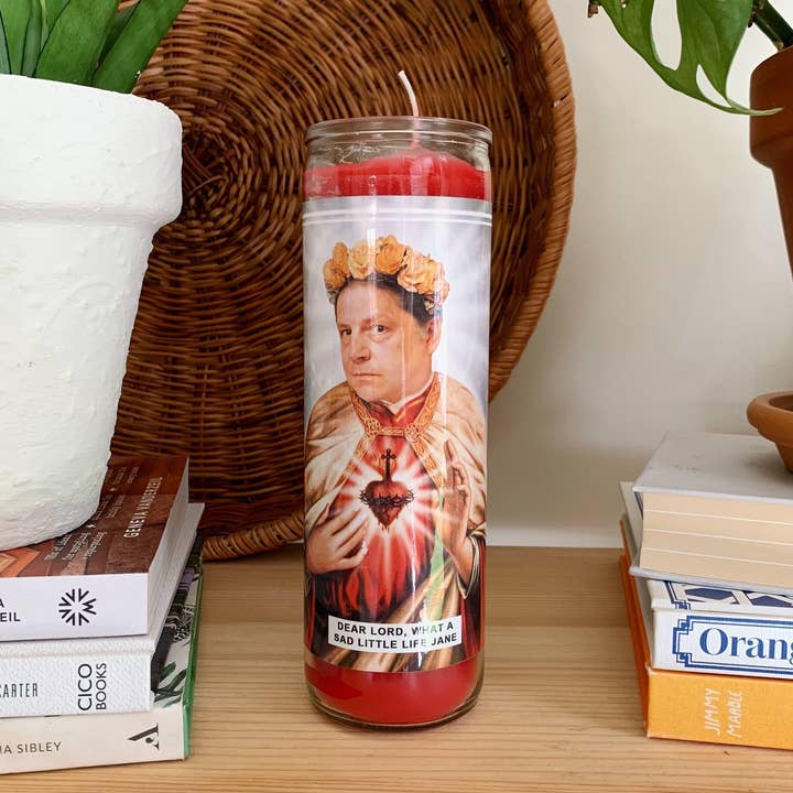 Saint Peter Marsh | Come Dine With Me | Sad Little Life Jane Prayer Candle for wholesale by Ain't Saint