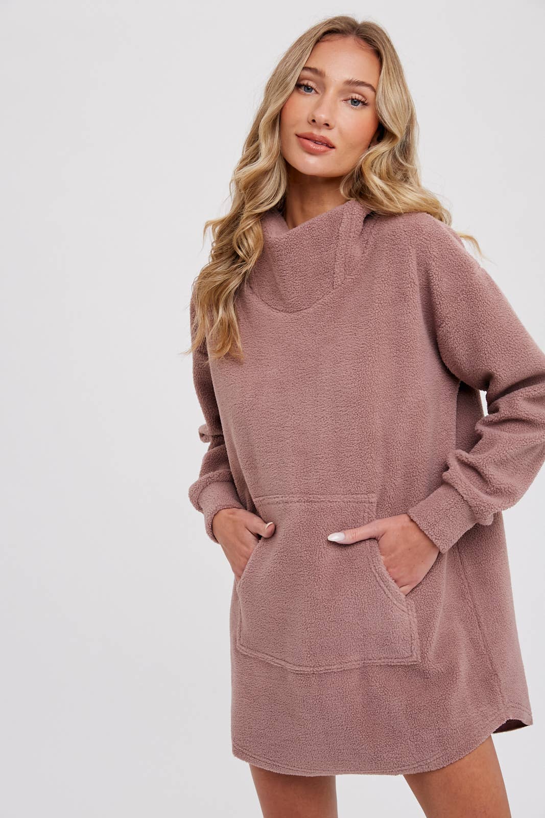 Bluivy - Wholesale Hoodie - Women's - FLEECE HOODIE TUNIC4