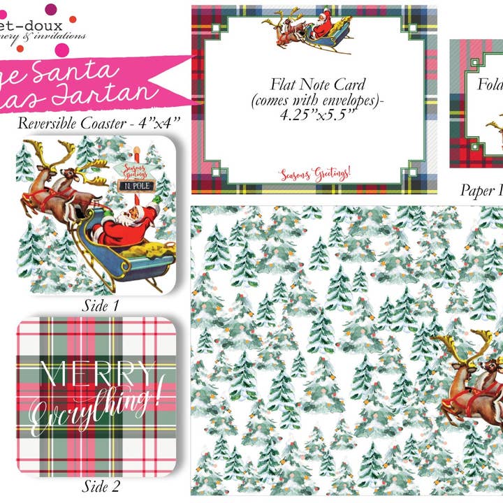 Entertaining Collection - Dashing Through the Woods for wholesale by billet-doux