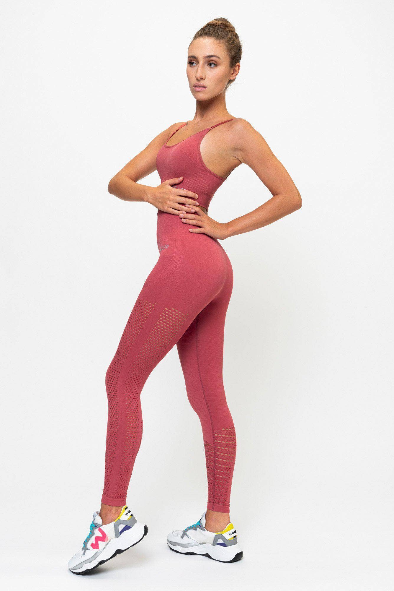 Dexed - Wholesale Athletic/Lounge Leggings - Women's - Recover Terracotta leggings0