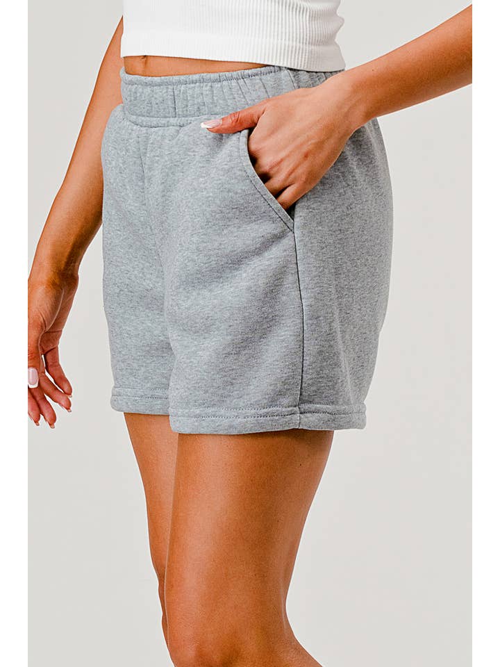 REDFINCH APPAREL INC - Wholesale Shorts - Women's - Womens Fleece Lined Shorts With Pockets9