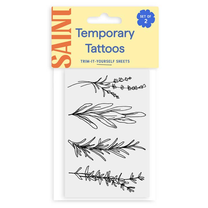 Saint Tattoos - Wholesale Temporary tattoo - Herbs Temporary Tattoos