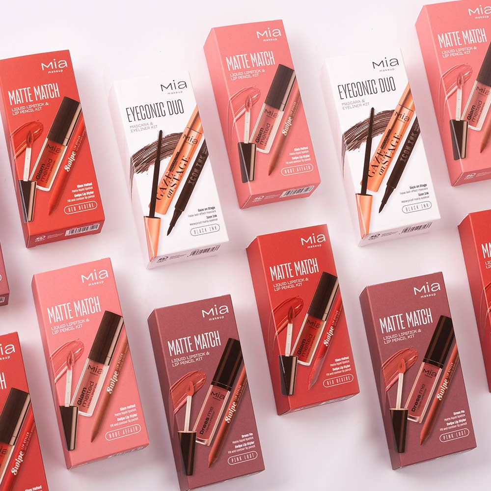 MIA COSMETICS SRL - Wholesale Lippenstiftset - Matte Match Pink Lust - Lipcombo lippotlood + lipkleur3