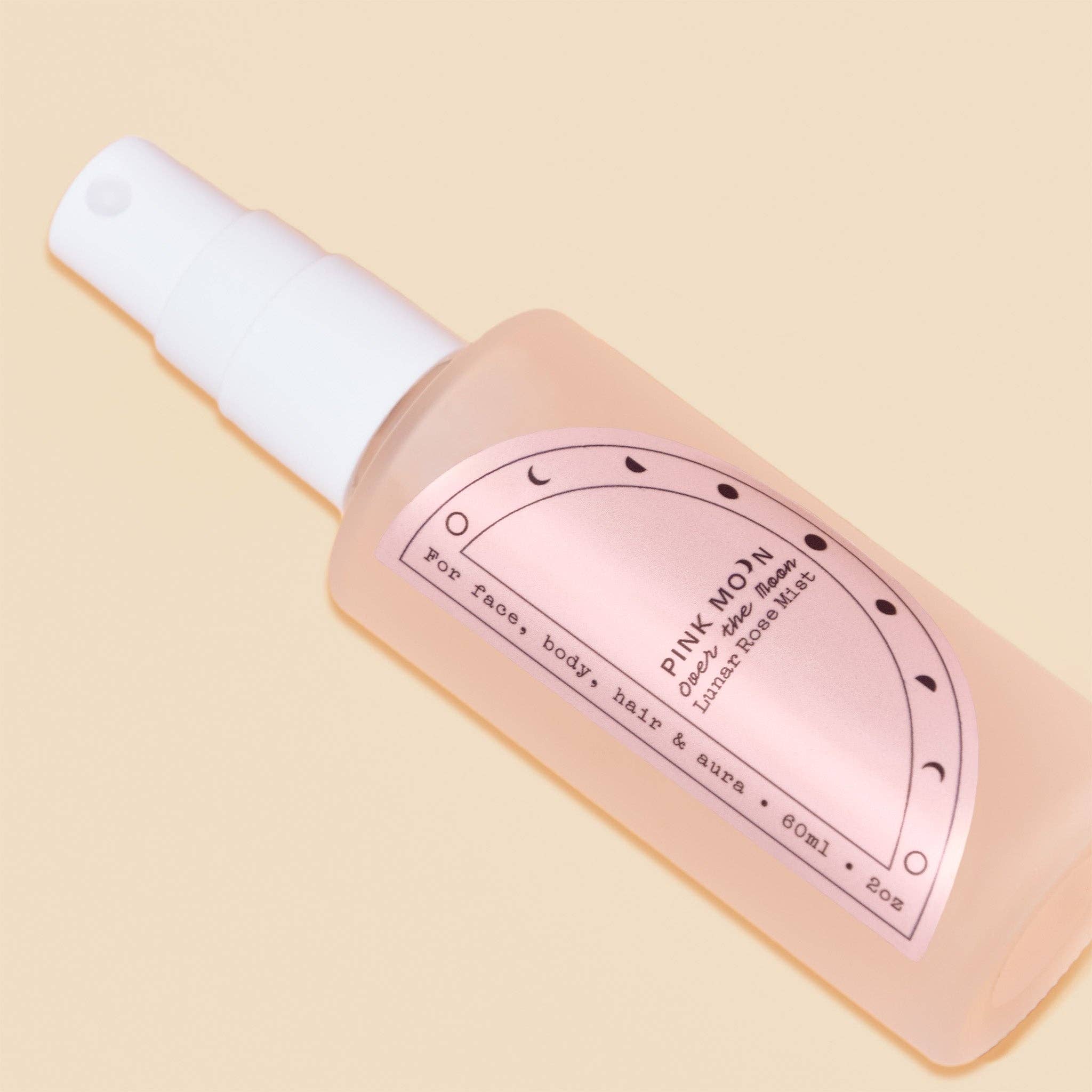 Pink Moon - Wholesale Face & Body Mist/Water - Over the Moon Lunar Rose Mist - Rose Quartz Crystal Infusion1