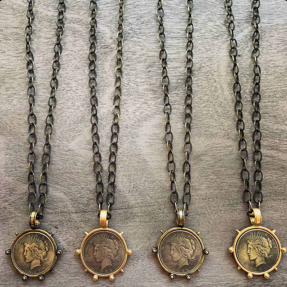 Chasing Cherubs - Wholesale Pendant/Charm Necklace - Liberty Spiked1