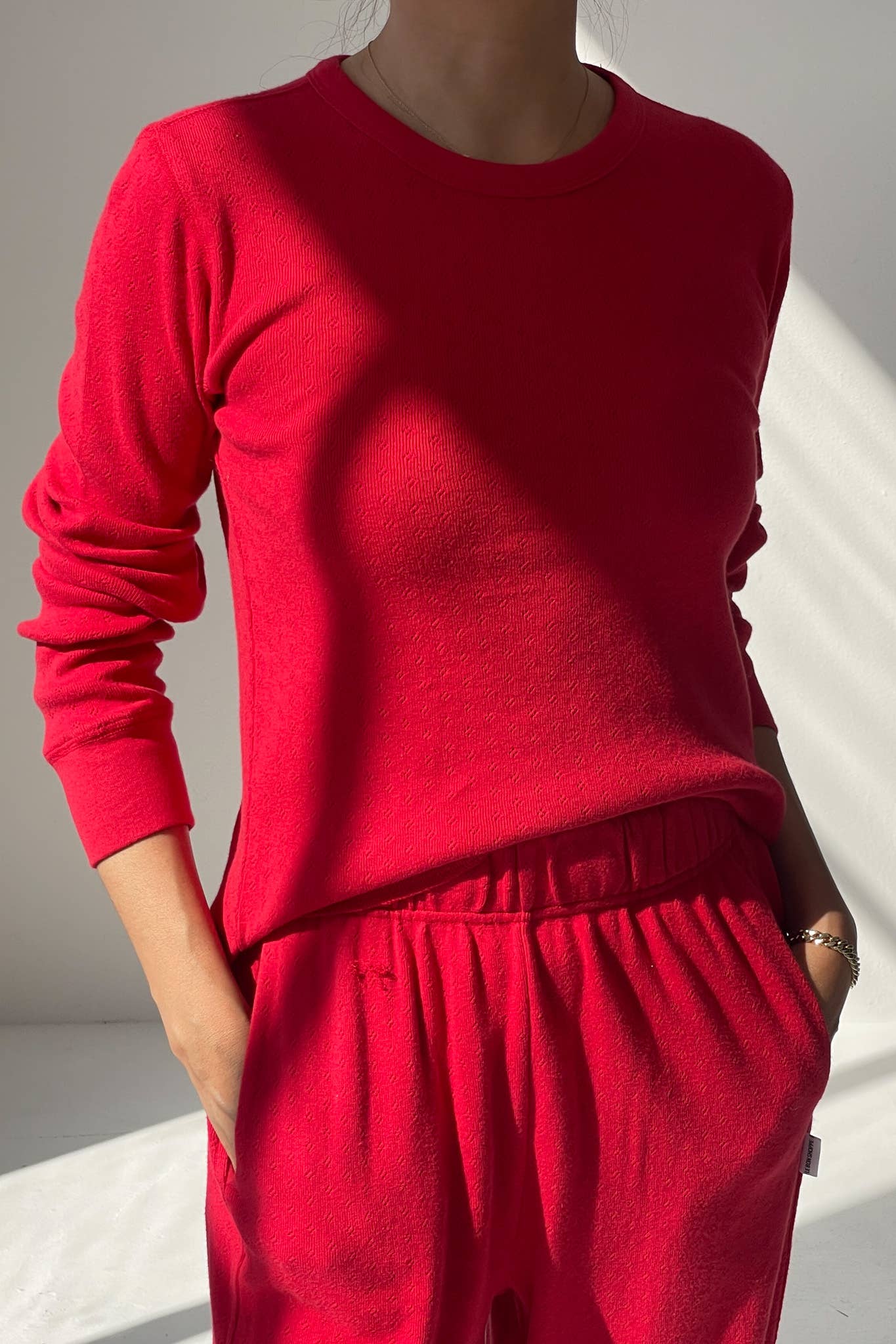 Le Bon Shoppe - Vendita all'ingrosso Maglietta - Donna - Maglietta Fondamentale Pointelle (2S-2M-1L)10