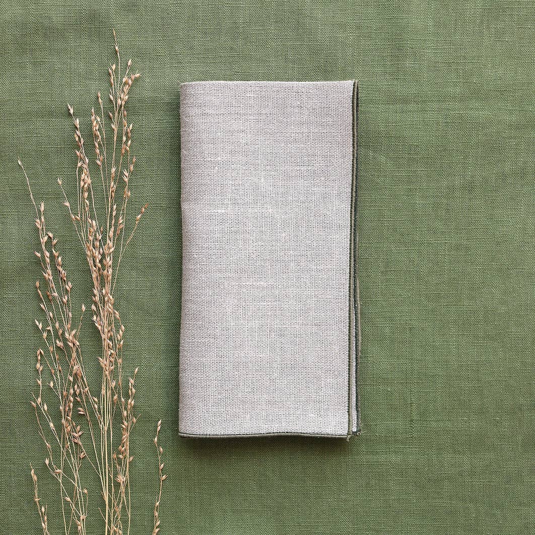 Giardino Segreto - Wholesale Dinner & Cloth Napkin - 100% linen napkin CORDONCINO4