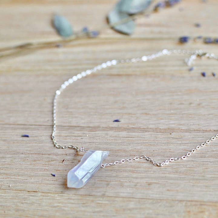Moonstone Made - Wholesale Pendant/charm necklace - Angel Aura Quartz Gemstone Point Necklace, Reiki Jewelry, Crystal Necklace3