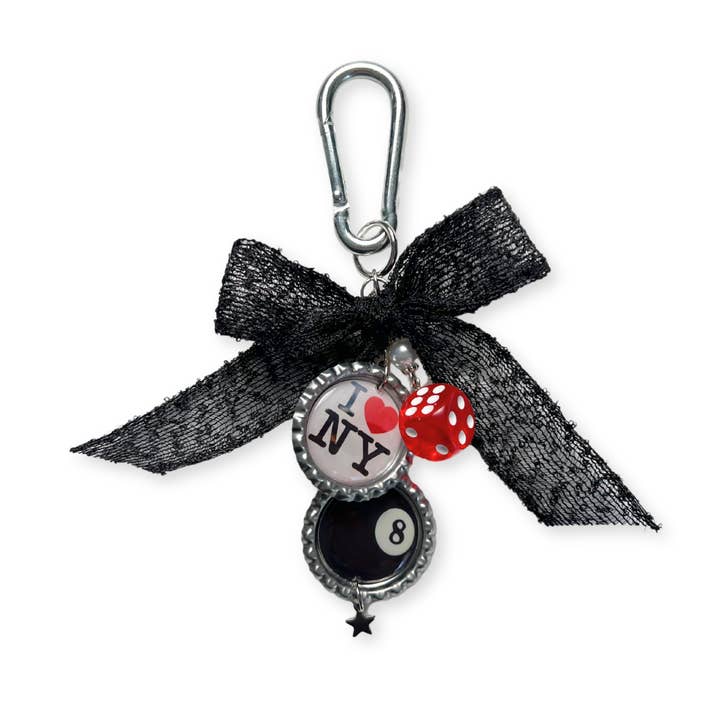 'I <3 NY' Bag Charm for wholesale by Painted Lady