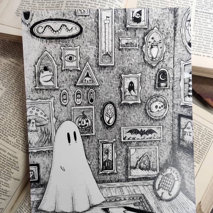 Jon Turner Illustration - Wholesale Art Print - In My Room- Ghost Gallery Art Print