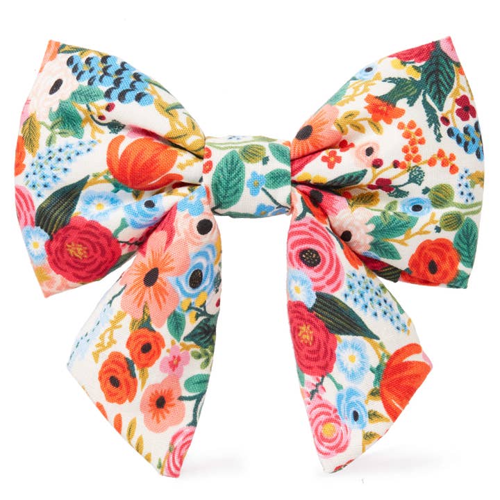 Garden Party Lady Dog Bow for wholesale by The Foggy Dog