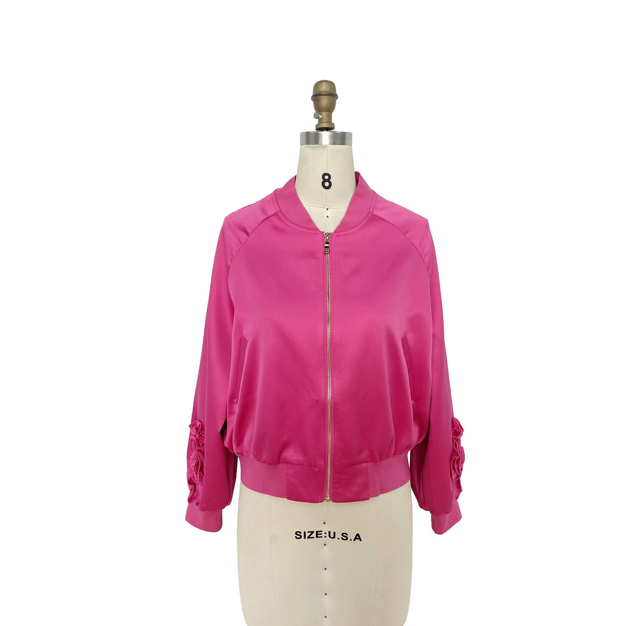 XHHH Inc - Wholesale Bomber Jacket - Women's - Zip Up Bomber Jackets3