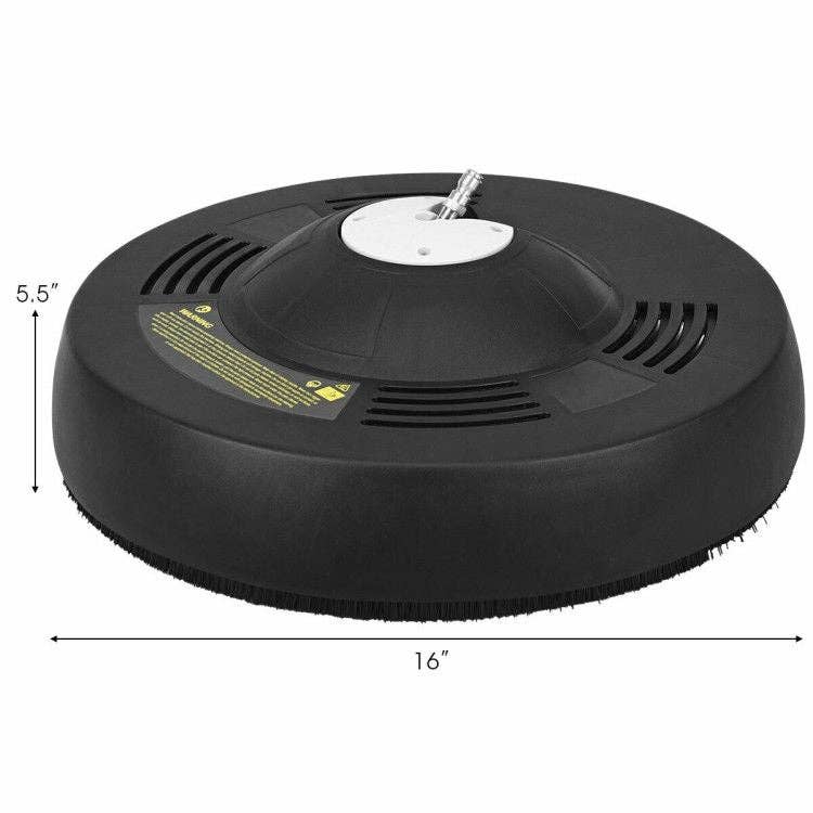 black 3000psi 16 Inch Pressure Washer Surface Cleaner Attachment for wholesale on Faire6