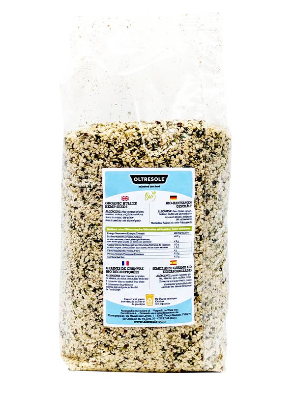 Oltresole - Wholesale Seeds/Kernels - ORGANIC HULLED HEMP SEEDS 1 Kg2